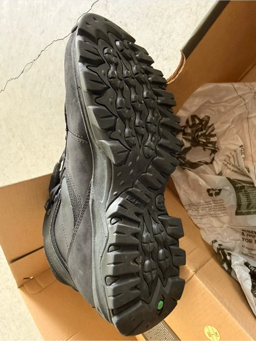 Timberland Black Waterproof Mid Hiker Boots